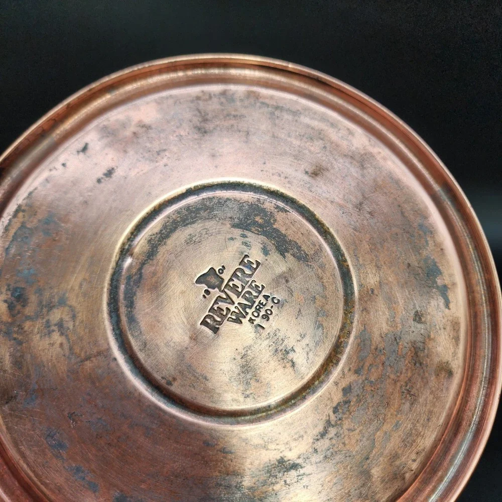 Paul Revere 2qt Silver Copper Bottom Tea Kettle Whistling Vintage MCM Kitchen